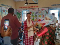 School stationery distributed to students at Mangaon
